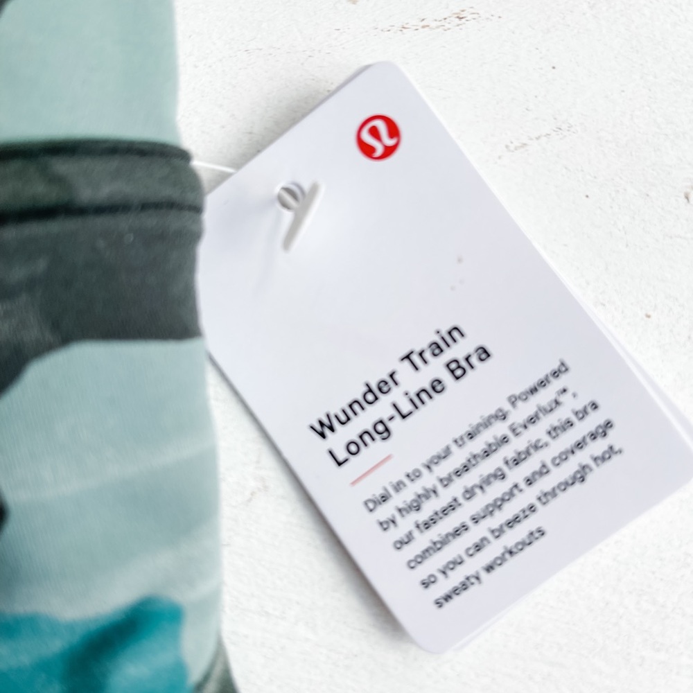 Lululemon Wonder Train Longline Bra C/D cup NWT Size 8 - Picture 3 of 3
